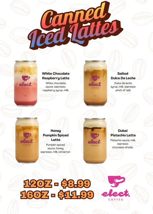 Elect Coffee Canned Iced Lattes: A Refreshing Twist on Specialty Coffee