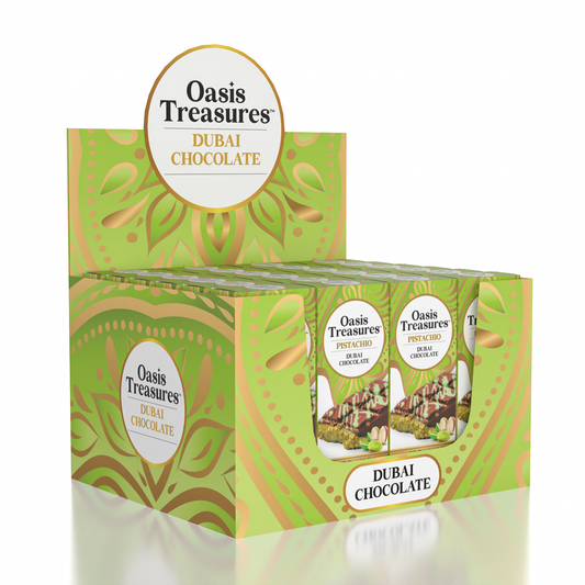 Dubai Chocolate Bar Pistachio by Oasis Treasures (Ice Pack)