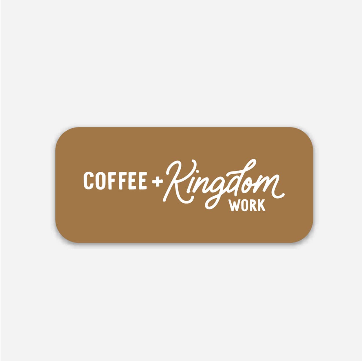 Coffee + Kingdom Work™ Sticker