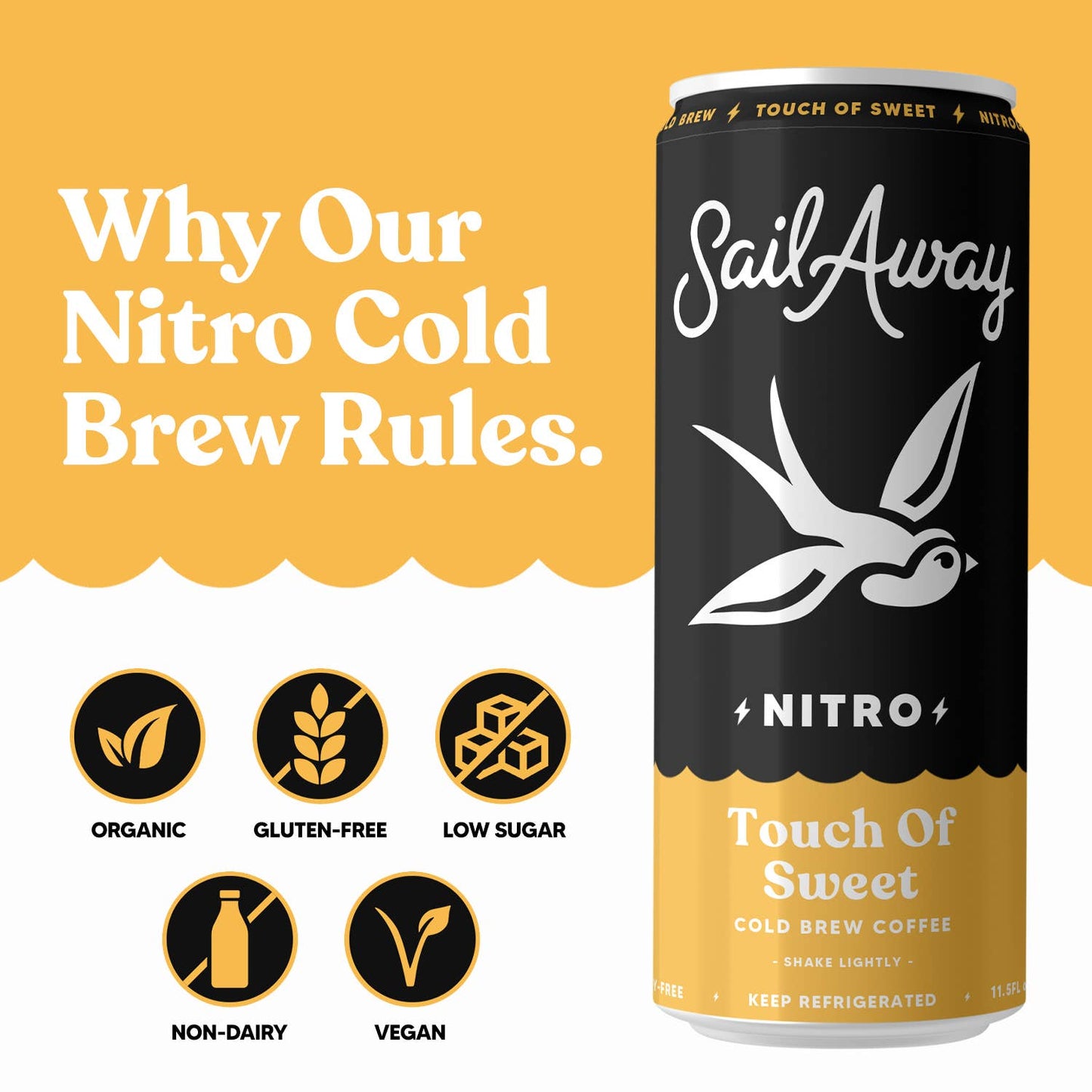 Cold Brew Coffee - Touch of Sweet