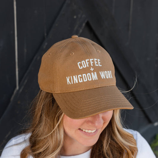 Coffee + Kingdom Work™ Hat - Camel