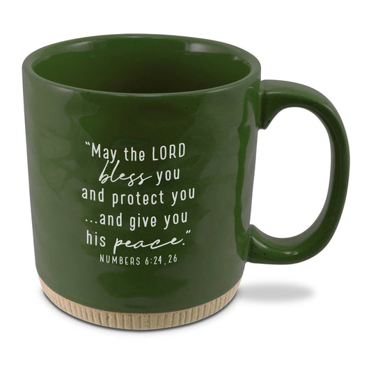 LCP Coffeecup Powerful Words Blessed Grn 16oz