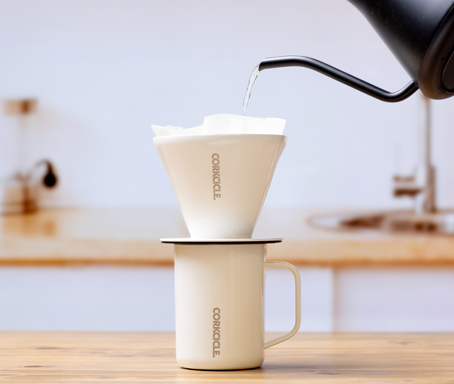 Corkcicle Coffee Pour-over Oat Milk
