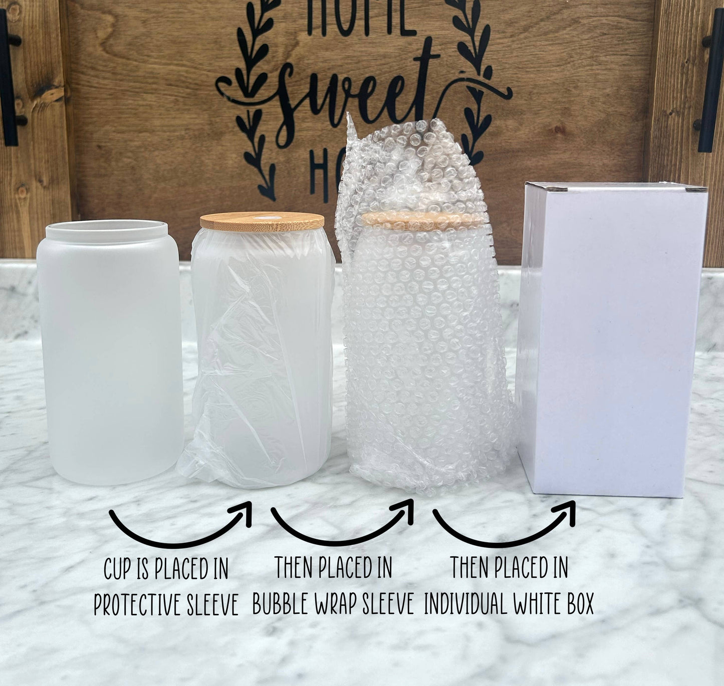 Stronger than the Storm 16oz Libbey Glass Tumbler