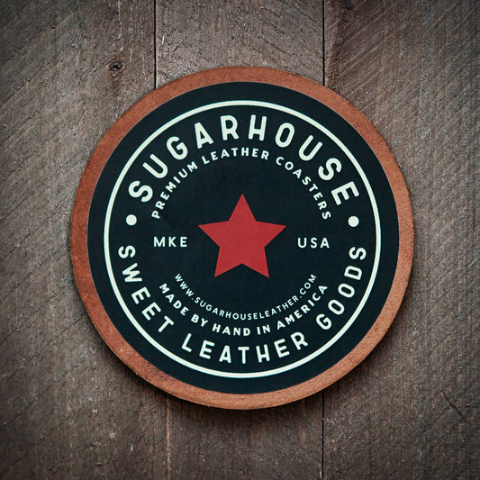 Coffee Lover Leather Coaster