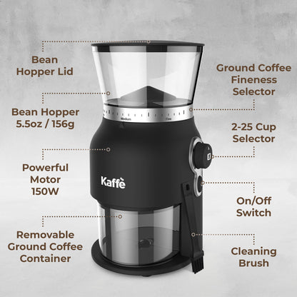 Kaffe Electric Conical Burr Coffee Grinder KF8150