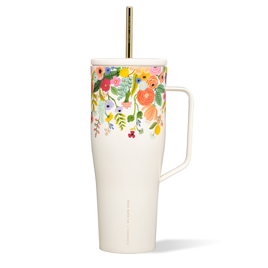 Corkcicle Cold Cup XL - 30oz Rifle Paper - Garden Party Cream