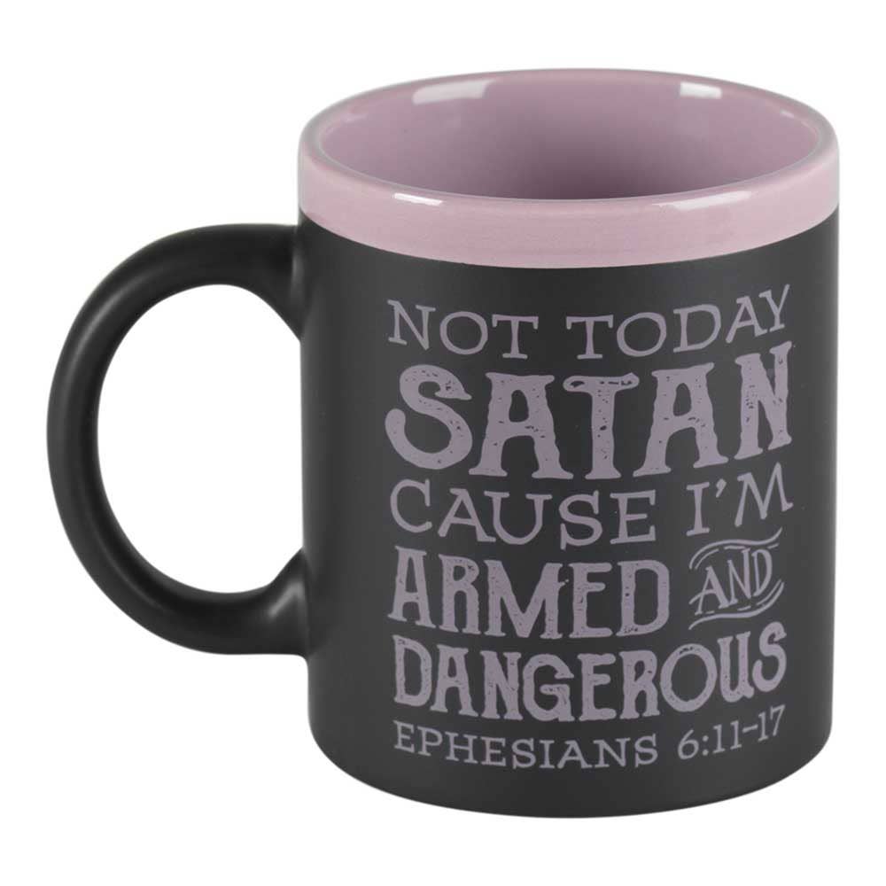 Not Today Satan Stoneware Mug 11oz