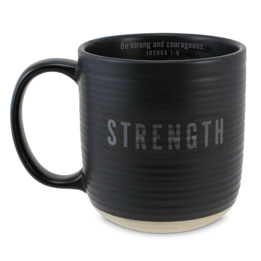 LCP Coffeecup Textured Strength Black 20oz