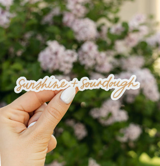 Sunshine + Sourdough Sticker